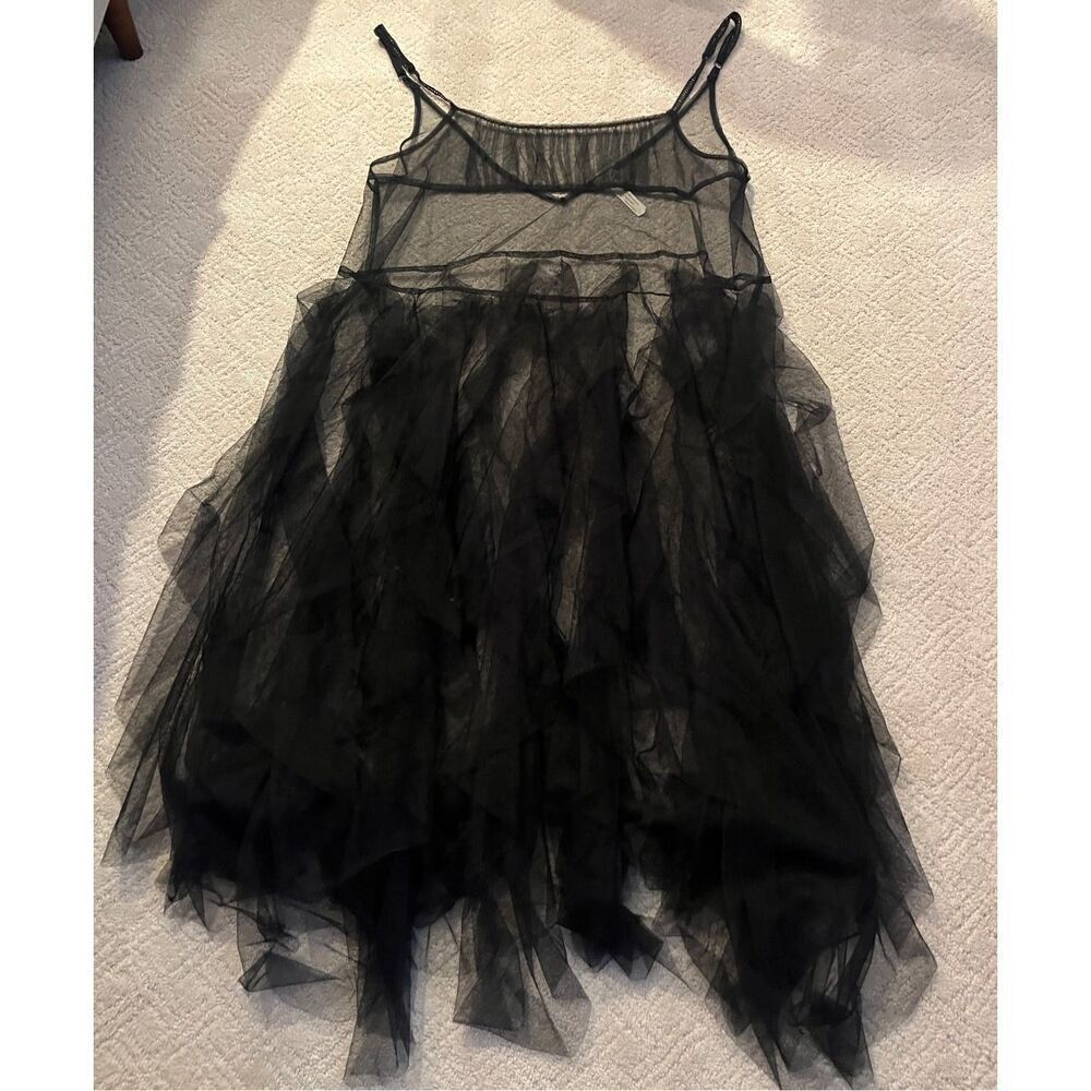 Free People Black Midi Dress